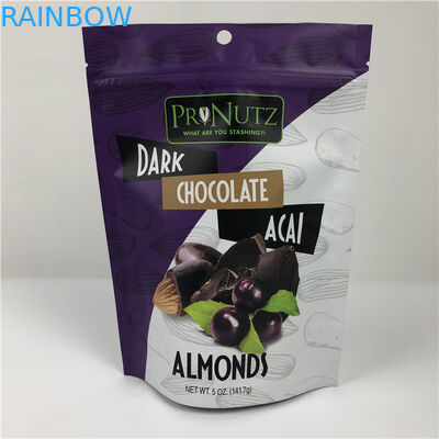 Precio al por mayor Impresión a medida Cerradura de cremallera Bolsas de embalaje de alimentos secos Bolsas de papel de aluminio a prueba de humedad