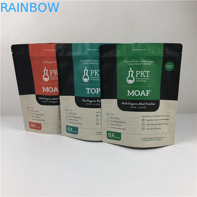 Bolsas de embalaje de flores secas con mango de bolsas de papel de holograma a prueba de olor