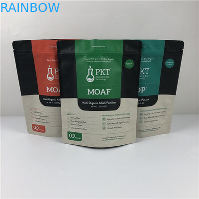 Bolsas de embalaje de flores secas con mango de bolsas de papel de holograma a prueba de olor