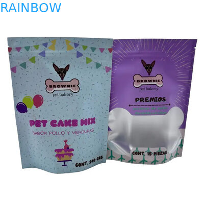 Bolsa de alimentos para alimentos para mascotas con cremallera Bolsas de embalaje de alimentos con cremallera