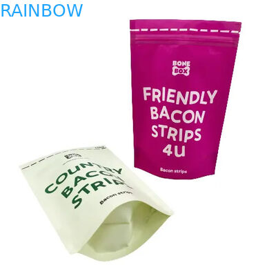 Saco de comida para animales con muesca de lágrimas para perros