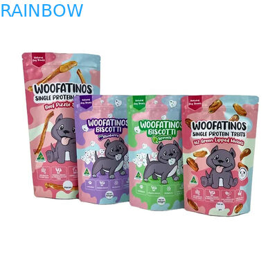 Saco de comida para animales con muesca de lágrimas para perros