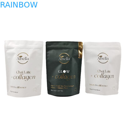 Bolsa de papel Kraft a prueba de humedad personalizada con estampado en caliente Bolsas a prueba de olor ecológicas con logotipo