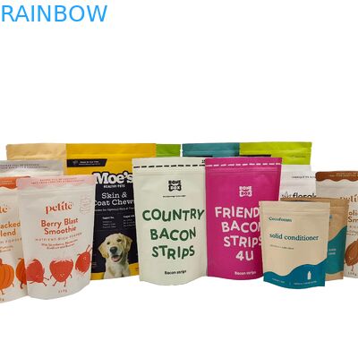 Venta al por mayor de bolsas de plástico de calidad alimentaria de alta calidad de papel kraft biodegradable y reciclable