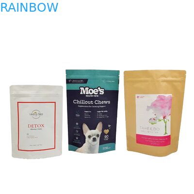 Venta al por mayor de bolsas de plástico de calidad alimentaria de alta calidad de papel kraft biodegradable y reciclable