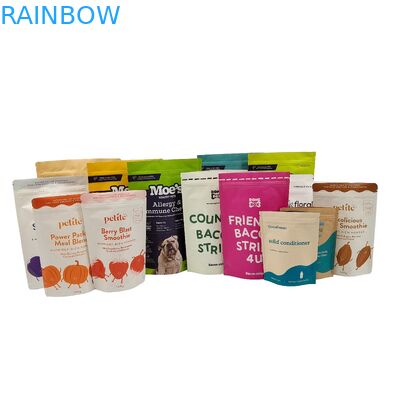 Bolsas de papel Kraft con cerradura con cremallera Bolsas de embalaje comestibles