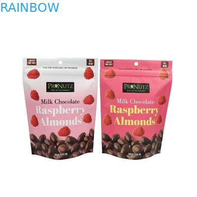 Bolsas de plástico de papel de aluminio impreso por encargo para embalaje en polvo Bolsas de plástico con cierre por cierre