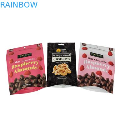 Bolsa de bocadillos de alta calidad de sello térmico Bolsa de cerradura de aluminio personalizada Bolsa de cerradura de plástico de embalaje de cerradura