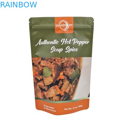 Logotipo personalizado Impreso Bolsas de plástico reciclables Envases de alimentos para bocadillos con nueces Bolsa de cremallera