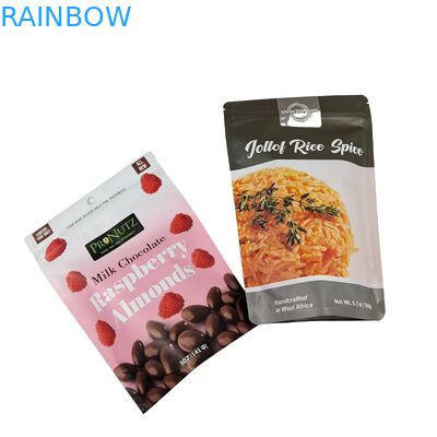 Bolsa de cerradura de grado alimenticio de nuez de caju Bolsa de cerradura de plástico de papel de aluminio de pie Bolsa de cerradura de Mylar