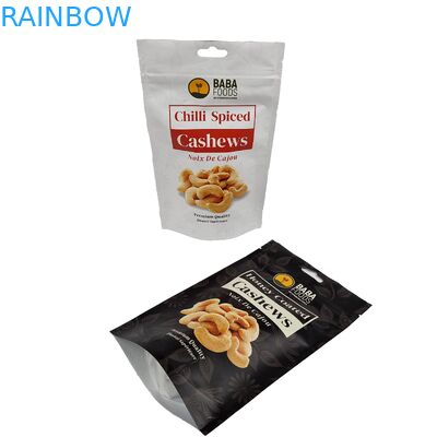 Precio de fábrica Bolsa de plástico personalizada de pie Alimentos Nueces de anacardo Bolsa de embalaje Bolsa de cremallera Embalaje