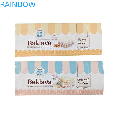 Venta al por mayor Bolsa plana impresa a medida Bolsa envasada Bolsa biodegradable