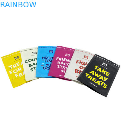 Bolsas de papel Kraft de grado alimenticio, biodegradables, con cierre por cerradura y embalaje vertical