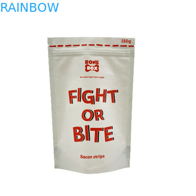 Bolsas de papel Kraft de grado alimenticio, biodegradables, con cierre por cerradura y embalaje vertical