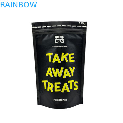 Bolsas de papel Kraft de grado alimenticio, biodegradables, con cierre por cerradura y embalaje vertical