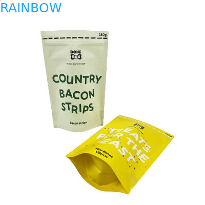 Bolsa de embalaje biodegradable de granos de café Bolsa de papel kraft reciclable Bolsa de café de pie