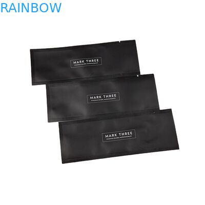 Impresión personalizada MOQ pequeño Bolsa plana Cosméticos Envases de muestras Envases de papel antiolor