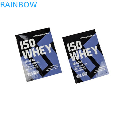 Embalaje de bolsas de papel de aluminio de sello de tres lados Guarde sus paquetes de muestras de energía de suplemento de 10 g