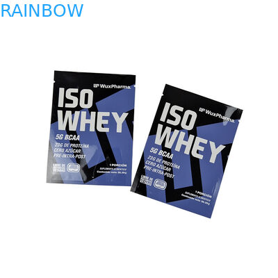 Embalaje de bolsas de papel de aluminio de sello de tres lados Guarde sus paquetes de muestras de energía de suplemento de 10 g