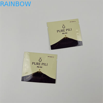 Bolsa de embalaje de cosméticos profesionales de 10 colores en bolsa plana Muestras gratuitas