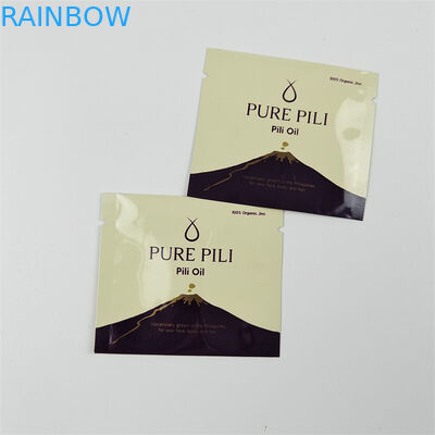 Bolsa de embalaje de cosméticos profesionales de 10 colores en bolsa plana Muestras gratuitas