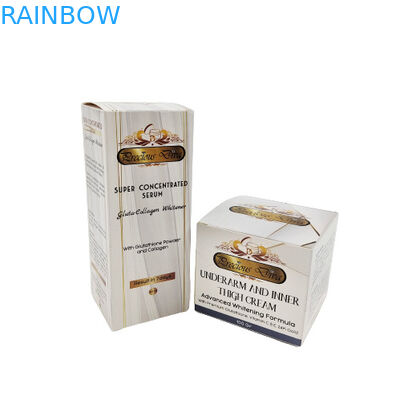 Papel personalizado cartón crema facial embalaje caja de regalo cajas de cuidado de la piel cosméticos caja de papel con su propio logotipo