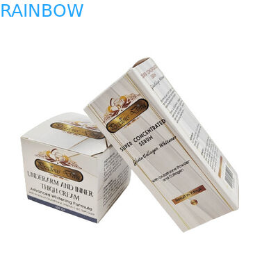 Papel personalizado cartón crema facial embalaje caja de regalo cajas de cuidado de la piel cosméticos caja de papel con su propio logotipo