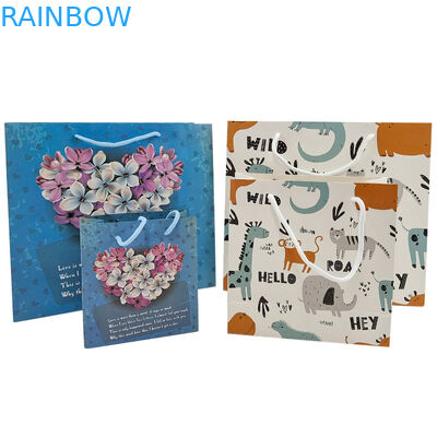 Embalaje personalizado Bolsa de papel Kraft Bolsa de alta calidad Bolsa de compras biodegradable Bolsa de tela