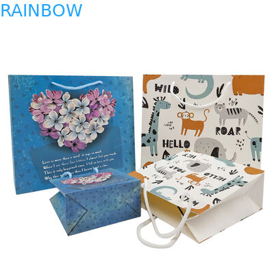 Embalaje personalizado Bolsa de papel Kraft Bolsa de alta calidad Bolsa de compras biodegradable Bolsa de tela