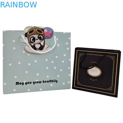 Correa de papel Correa Kraft Bolsa de papel Mano Bolsa de cuerda Acepta personalización Color Embalaje de papel retorcido