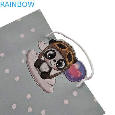 Correa de papel Correa Kraft Bolsa de papel Mano Bolsa de cuerda Acepta personalización Color Embalaje de papel retorcido