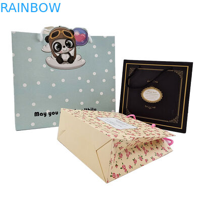 Correa de papel Correa Kraft Bolsa de papel Mano Bolsa de cuerda Acepta personalización Color Embalaje de papel retorcido