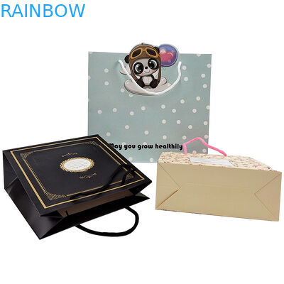 Correa de papel Correa Kraft Bolsa de papel Mano Bolsa de cuerda Acepta personalización Color Embalaje de papel retorcido