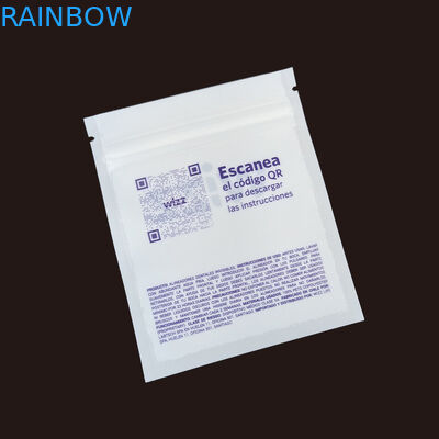 Impresión personalizada Aligners Bolsa de limpieza dental Embalaje de cierre de cremallera Bolsa de sellado térmico Blanqueamiento de dientes Bolsas Mylar limpias para alineador