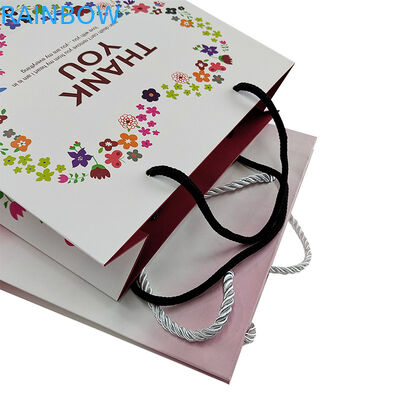 Bolsa de papel de compra de alta calidad reciclable diseño personalizado