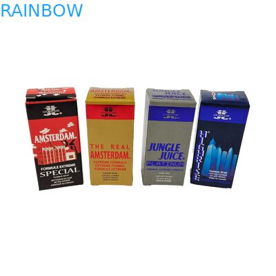 Caja de papel de venta caliente para embalaje secundario de botellas para protección y estética Efecto UV Caja de papel de logotipo personalizado