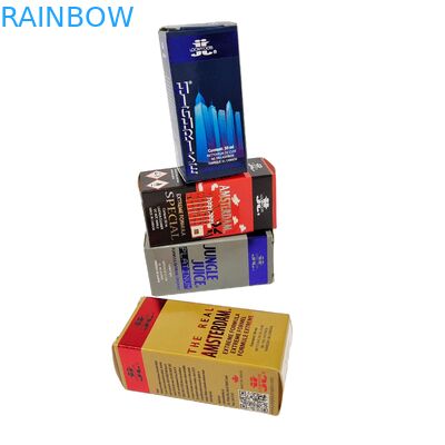 Caja de papel de venta caliente para embalaje secundario de botellas para protección y estética Efecto UV Caja de papel de logotipo personalizado