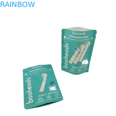 Bolsa biodegradable para loción corporal baño sal ducha gel bolsas de embalaje de alimentos cerradura por cerradura de cremallera bolsillo de pie