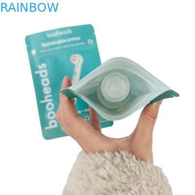 Bolsa biodegradable para loción corporal baño sal ducha gel bolsas de embalaje de alimentos cerradura por cerradura de cremallera bolsillo de pie