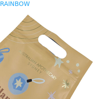 Diseño personalizado Impreso Matte Cuadrado Flat Bottom Side Gusset Logotipo de plástico Mylar Foil Bolso de embalaje Bolsas de cremallera fácil de rasgar