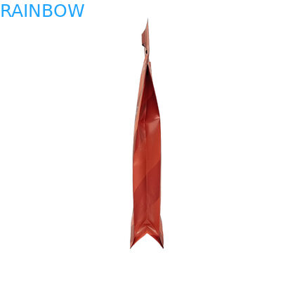 Bolsa de plástico de fondo con llave de cerradura Bolsa de plástico cuadrada Bolsa de fondo plana Embalaje de alimentos Sello lateral Bolsa de alimentos para mascotas con mango