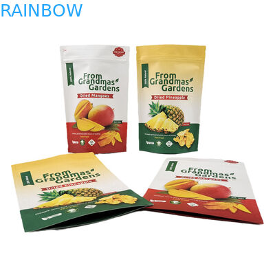 Bolsa de embalaje de alimentos de alta calidad Bolsa de papel kraft de cierre con cremallera Bolsa de pie Bolsa de calidad alimentaria Bolsas de Mylar reabribles