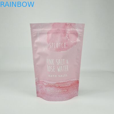 Bajo MOQ 200pcs Popular Personalizado Reabrible de aluminio de papel de aluminio de pie de la bolsa de cierre para el suero de proteína de polvo de embalaje bolsas