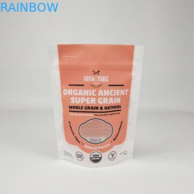 Logotipo personalizado Embalaje de alimentos A prueba de olor Zip Sello automático Bolsas para levantarse Matt Finish Efecto metálico Impreso Zippe para levantarse