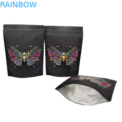 Venta caliente Bolsas a prueba de olor personalizadas con logotipo Impresión digital Bolsas de Mylar biodegradables resealables