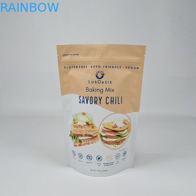 Impresión personalizada Bolsa de embalaje de plástico sellada térmicamente para dulces de nuez chocolate té café embalaje Stand Up Bolso