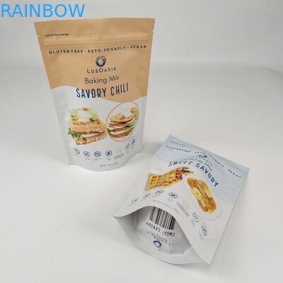 Bolsa de cerradura con cremallera de aluminio laminada a medida Bolsa de embalaje roja con cremallera a prueba de olor para café