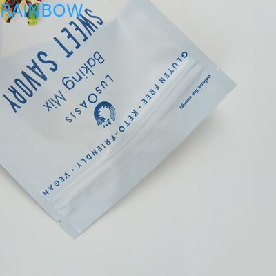 Bolsa de cerradura con cremallera de aluminio laminada a medida Bolsa de embalaje roja con cremallera a prueba de olor para café