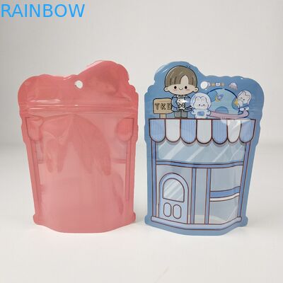 Envase de alimentos de grado alimentario volvemos a cerrar con papel de aluminio de plástico, cremallera en polvo, embalaje de alimentos, embalaje de especias impreso a medida