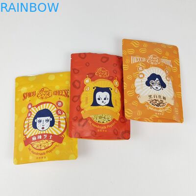 Bolsa de cerradura con cremallera de aluminio laminada de alta calidad Bolsa para levantarse Bolsa de folia blanca Bolsa de café con cremallera